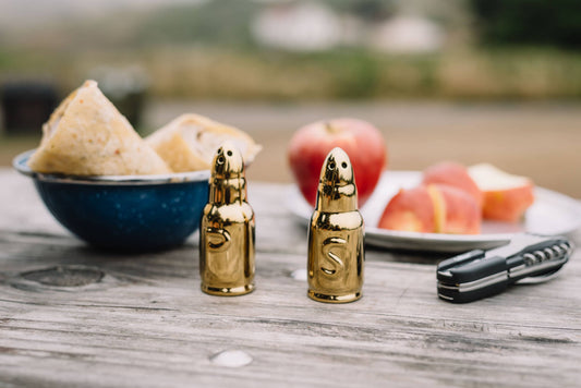 Bullet Salt and Pepper Shakers