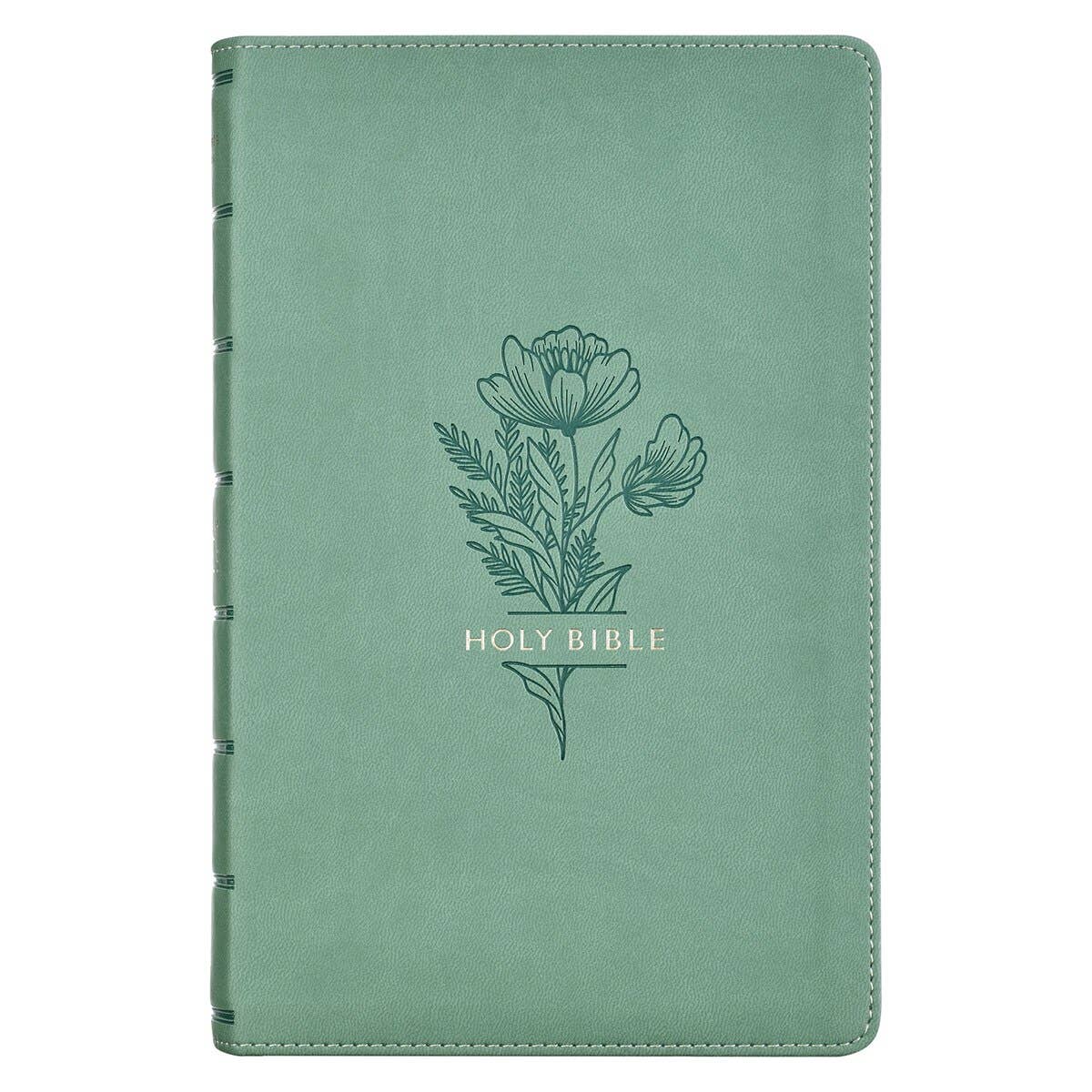 KJV Bible Giant Print Standard-size Faux Leather, Teal