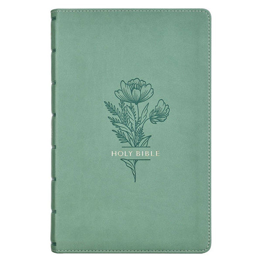 KJV Bible Giant Print Standard-size Faux Leather, Teal