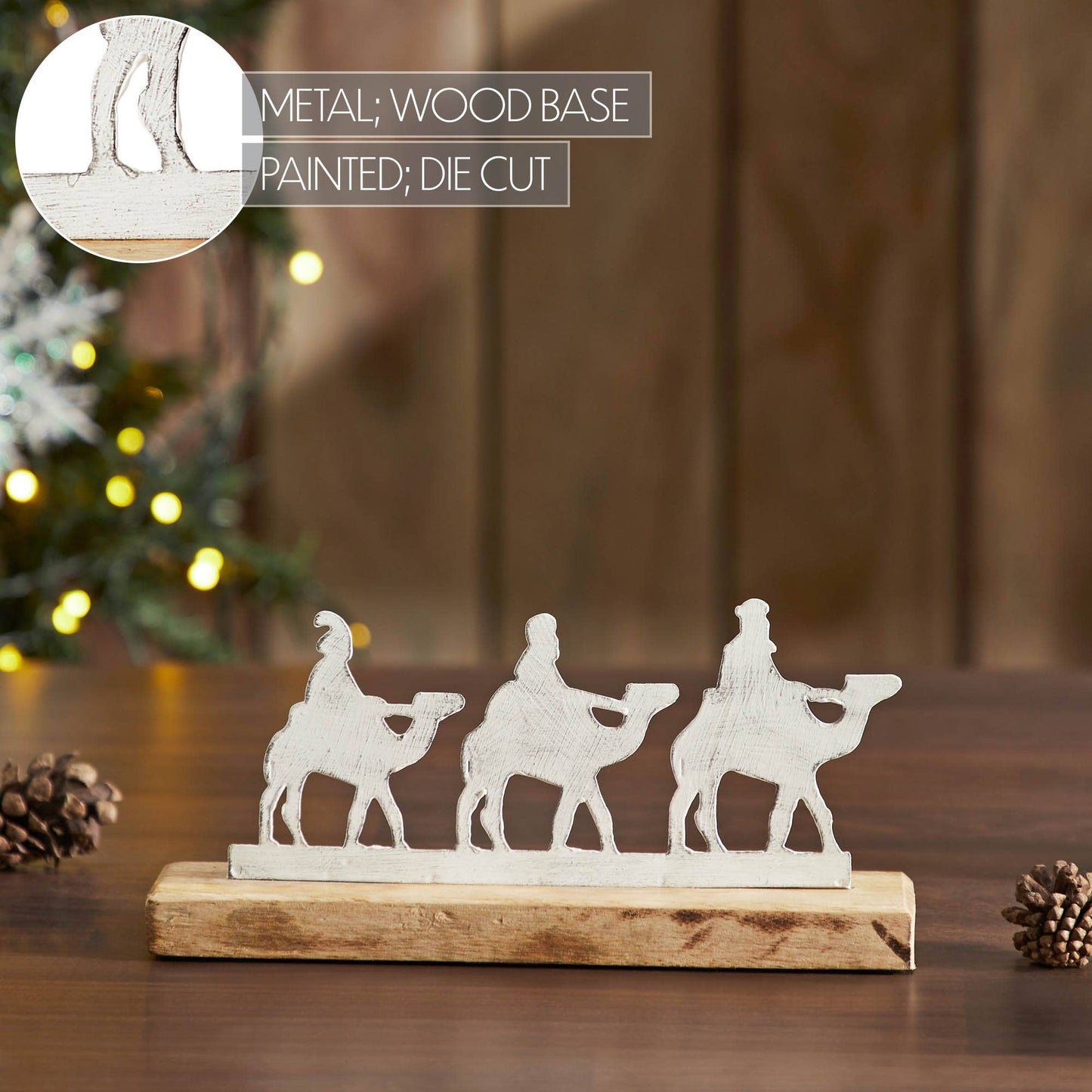 3 Wise Men Figurine 4.5x9x2