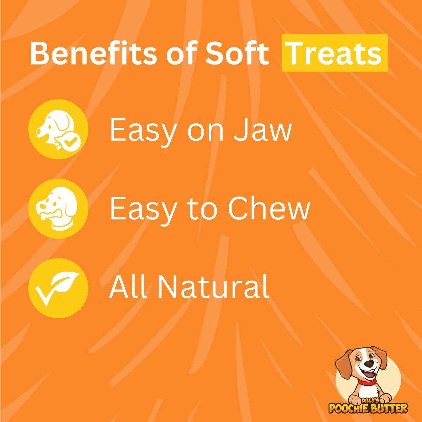 8oz Pumpkin Soft Chewies Dog Treats