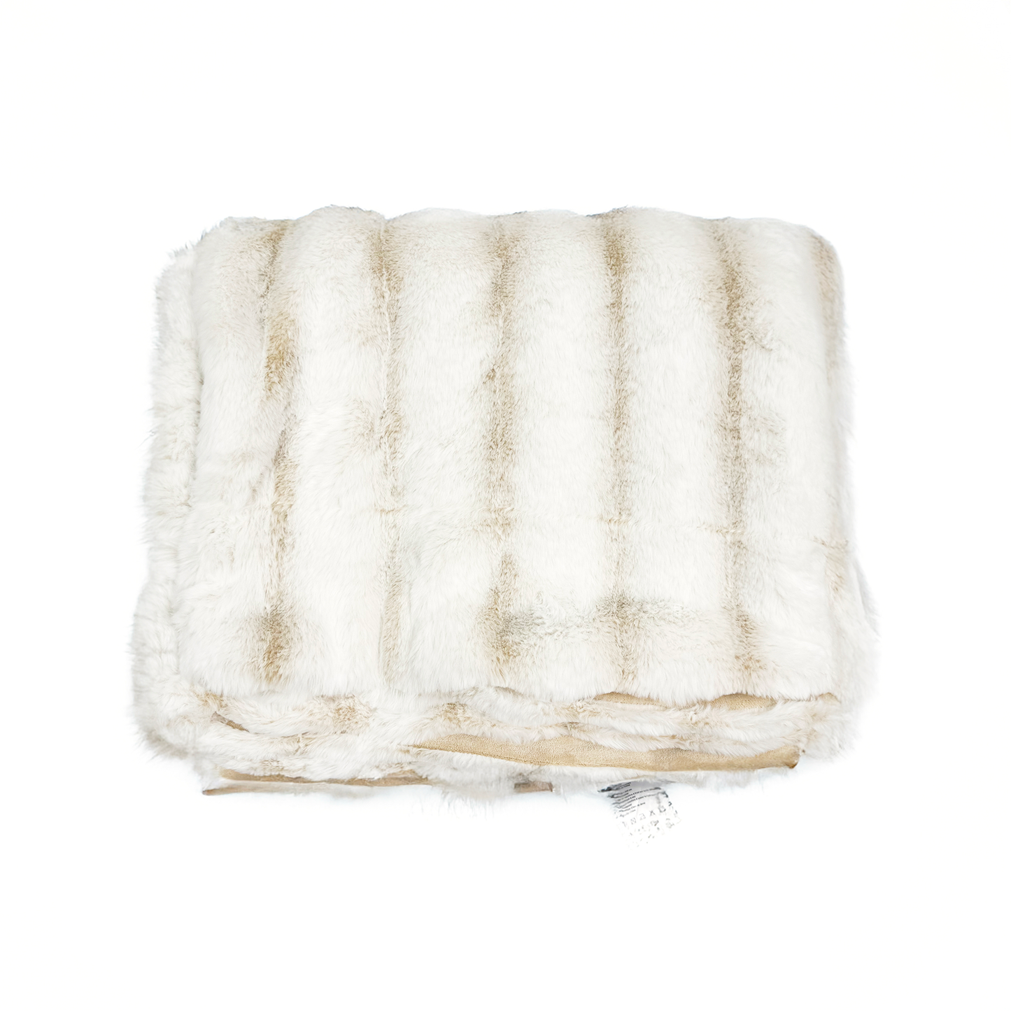 Ultra Soft Faux Rabbit Fur Throw Blanket, White, Queen Size (60" x 80" / 150 x 200 cm)