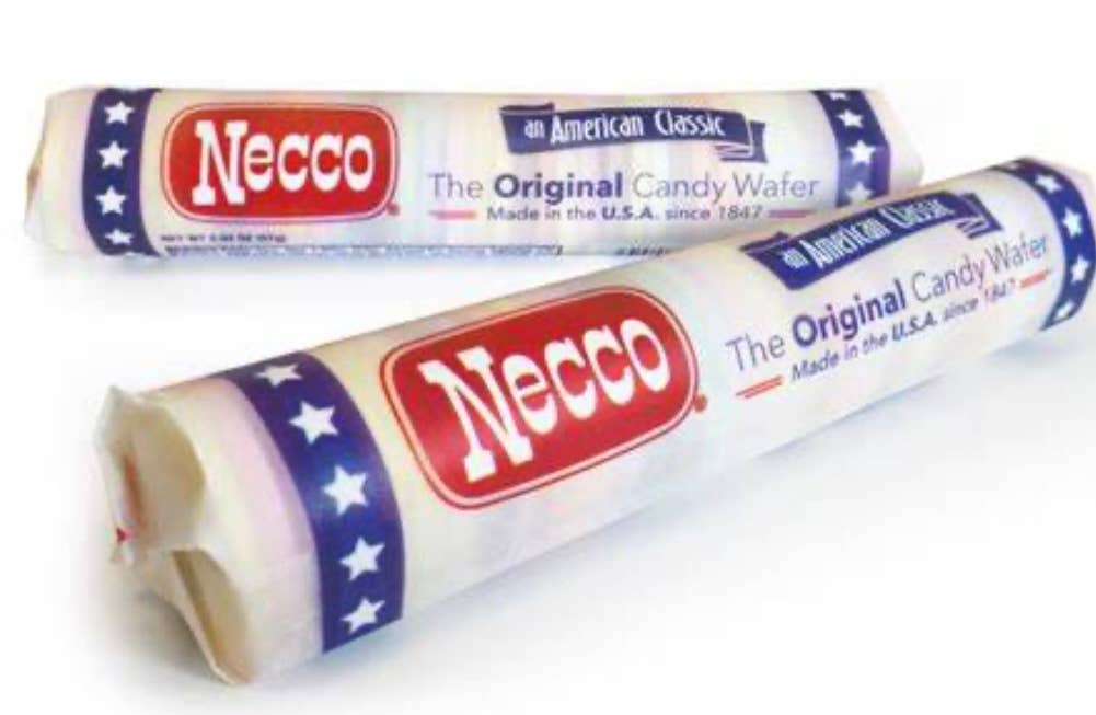 Nostalgic 1847 Original NECCO Candy Wafers 24ct Display Box