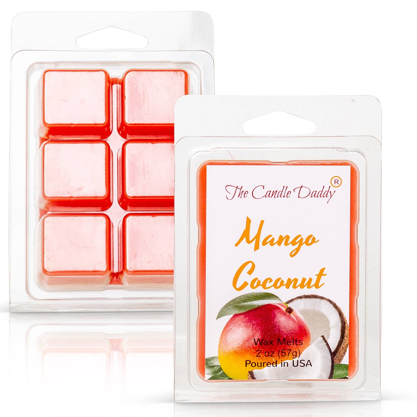 MANGO COCONUT - TROPICAL MANGO & COCONUT SCENTED WAX MELT