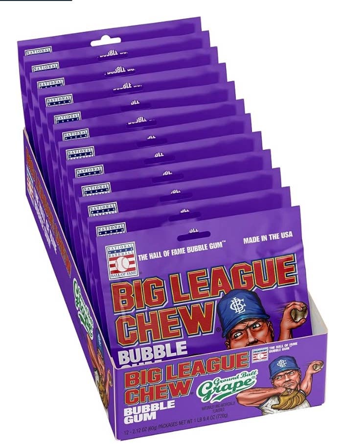 Nostalgic “Retro Grape 🍇” Big League Chew Est.1980 Tray