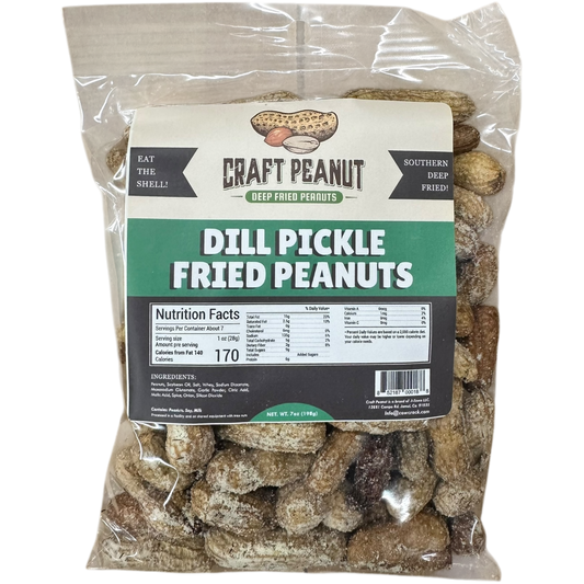 Craft Peanut Dill Pickle Fried Peanuts 7 oz