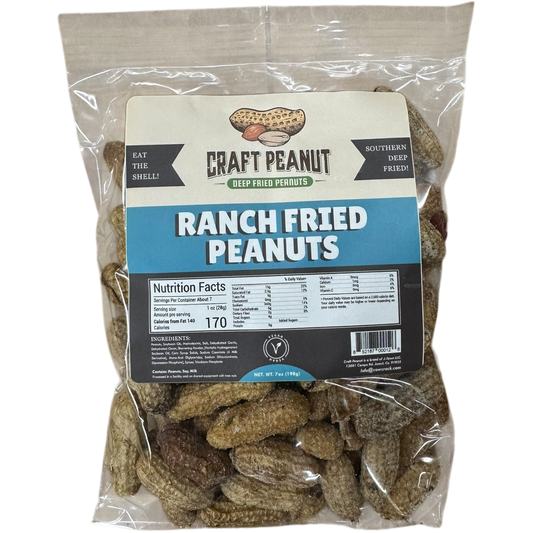 Craft Peanut Ranch Fried Peanuts 7 oz