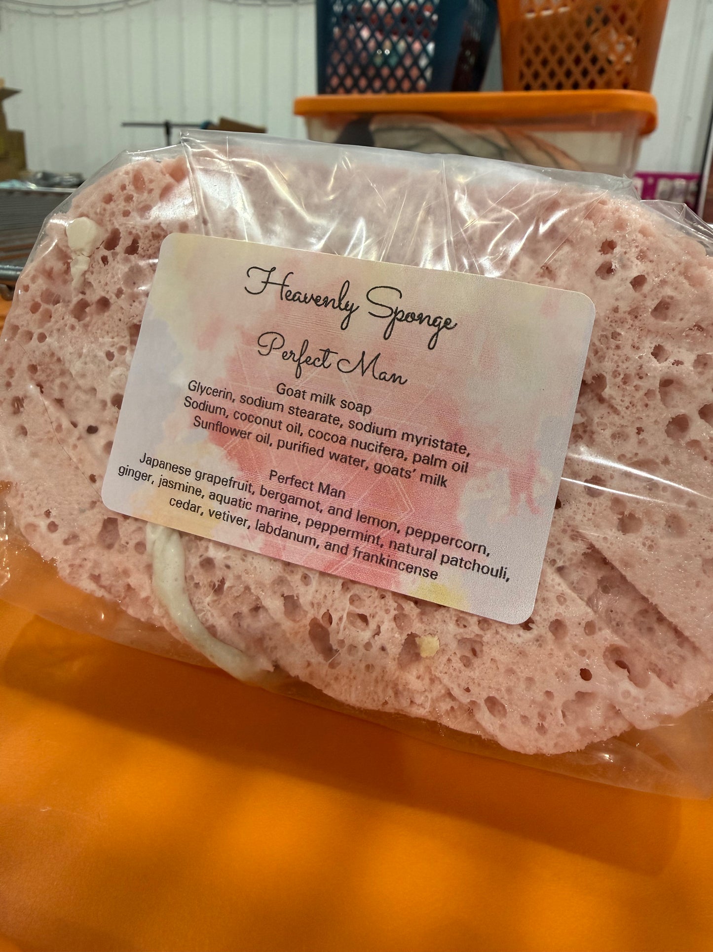 goat milk loofa