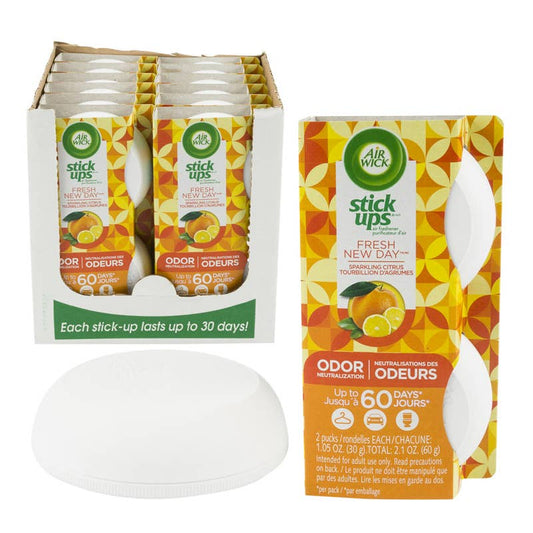 Air Wick Stick Ups Air Freshener  Sparkling Citrus  2 Pack