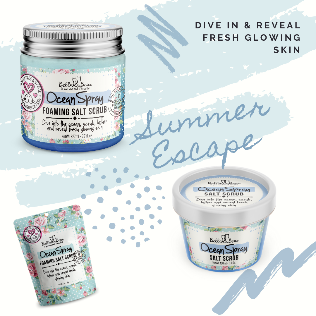 6.7oz Ocean Spray Salt Body Scrub | Body Wash | Moisturizer