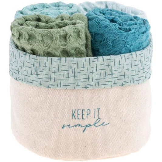 Waffle Weave Dish Cloth Set - #KA-2094.03 - Keep It Simple -