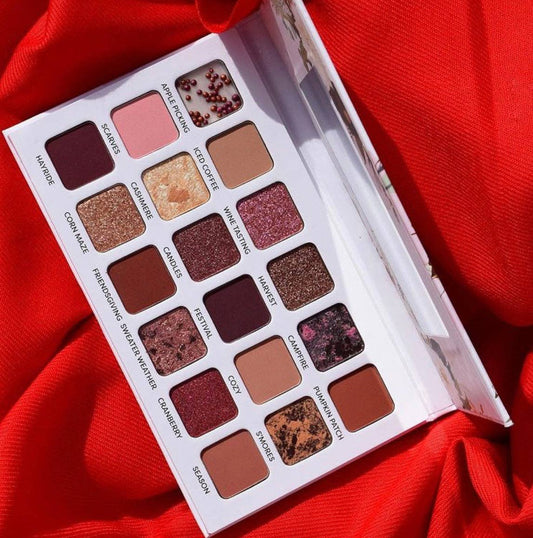 Hello Autumn 18 Shade Duo-Finish Eyeshadow Palette