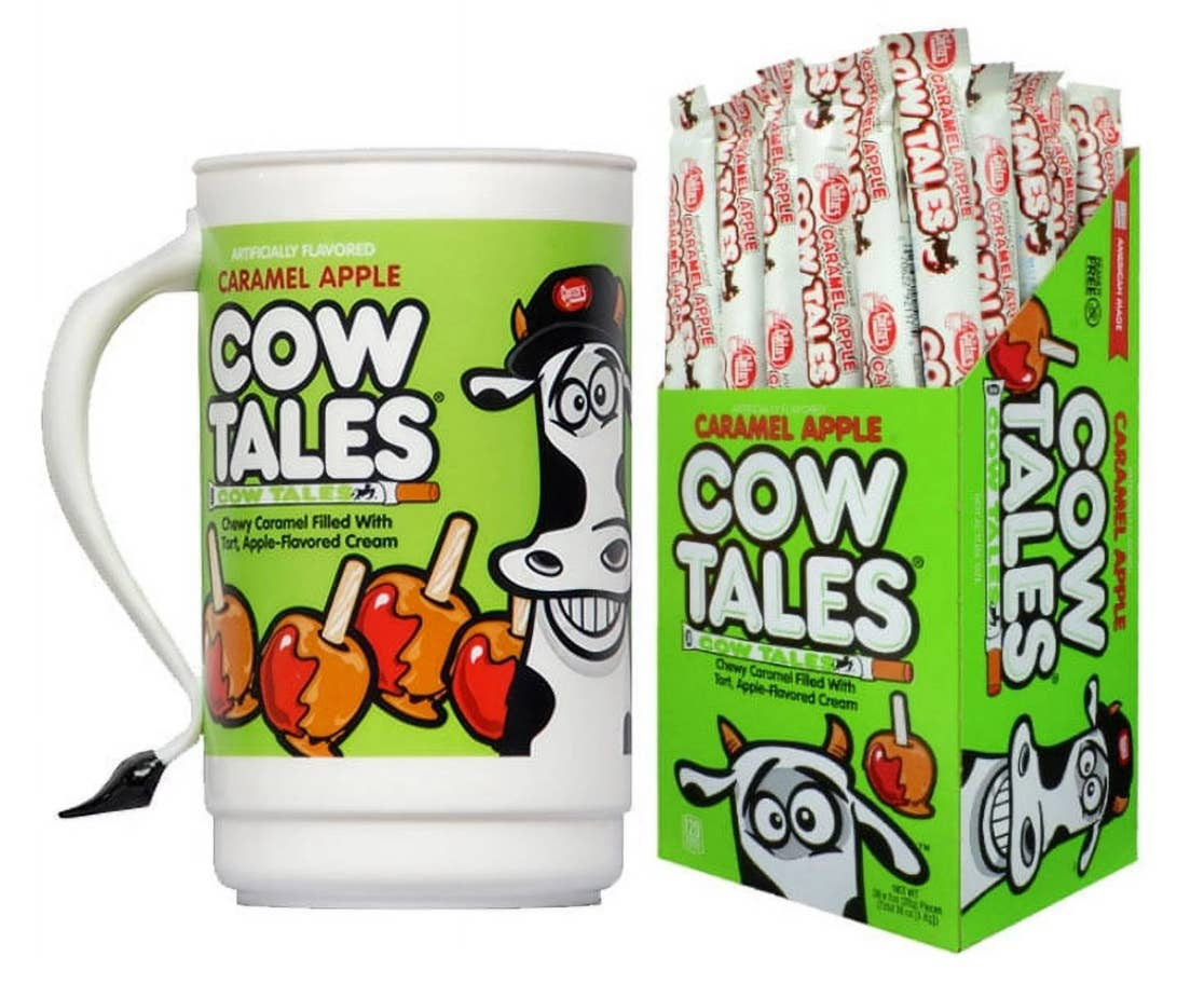 Nostalgic 1984 GOETZ CARAMEL 🍏 Cow 🐮Tales® 100ct w/Tumbler