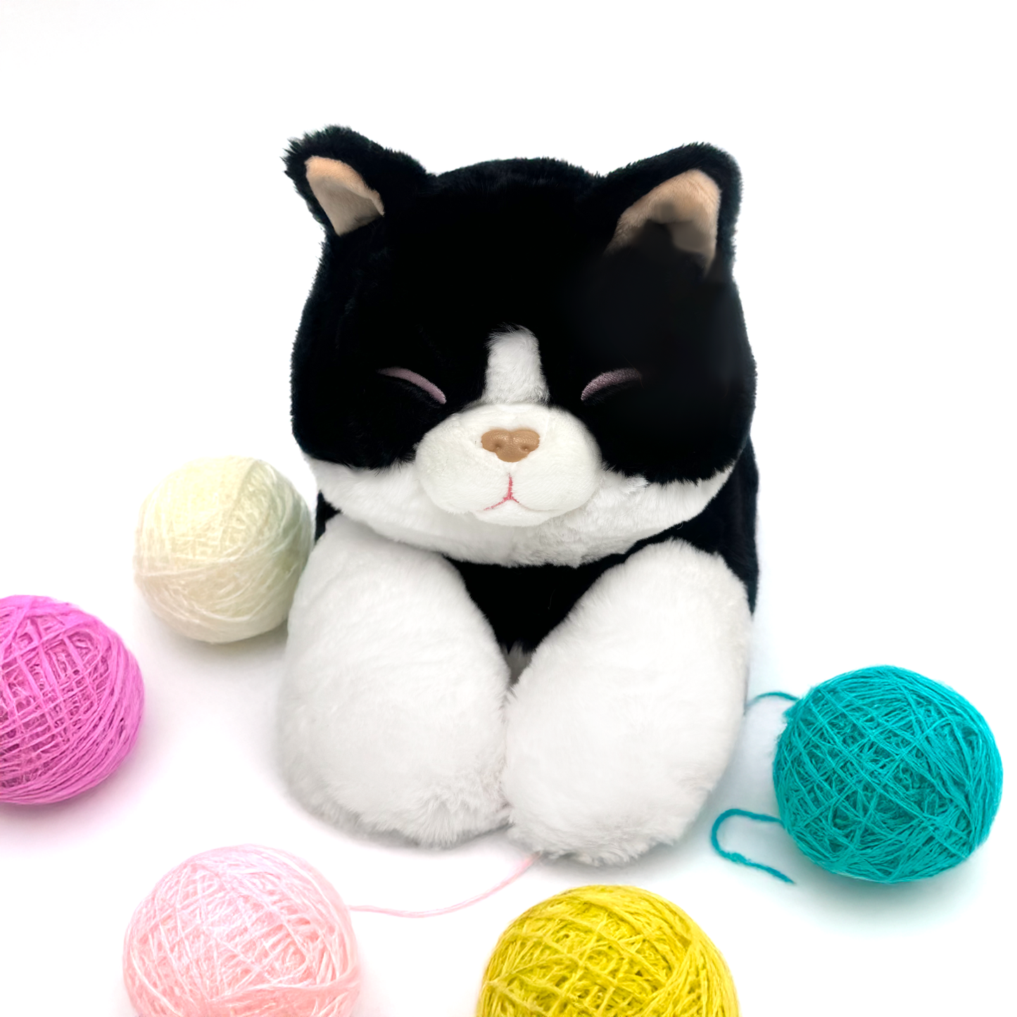 Tuxedo Cat Plush Sleeping Pillow (45" / 115 cm)