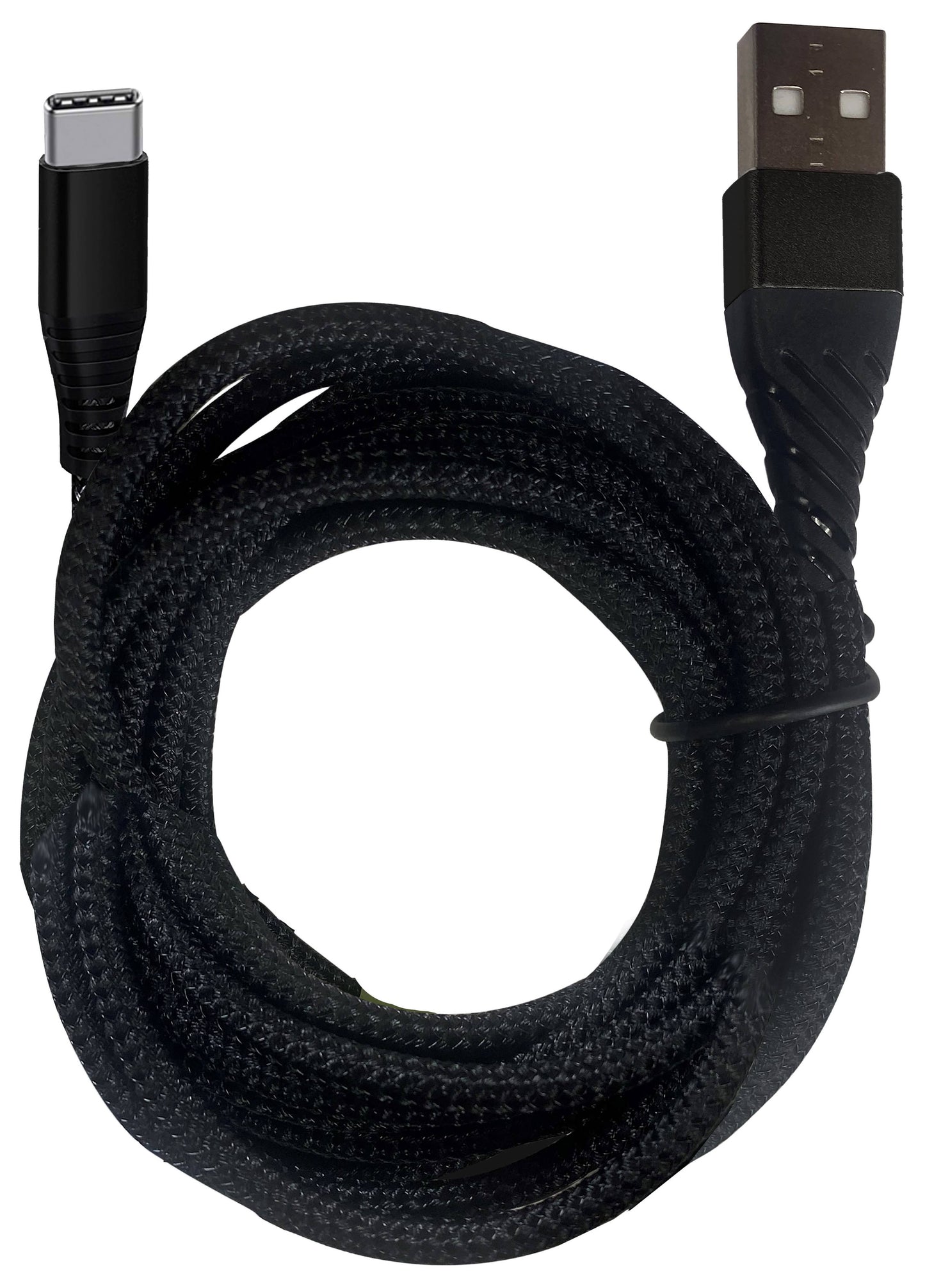 10ft. Type C Fast Charging Cable: Black