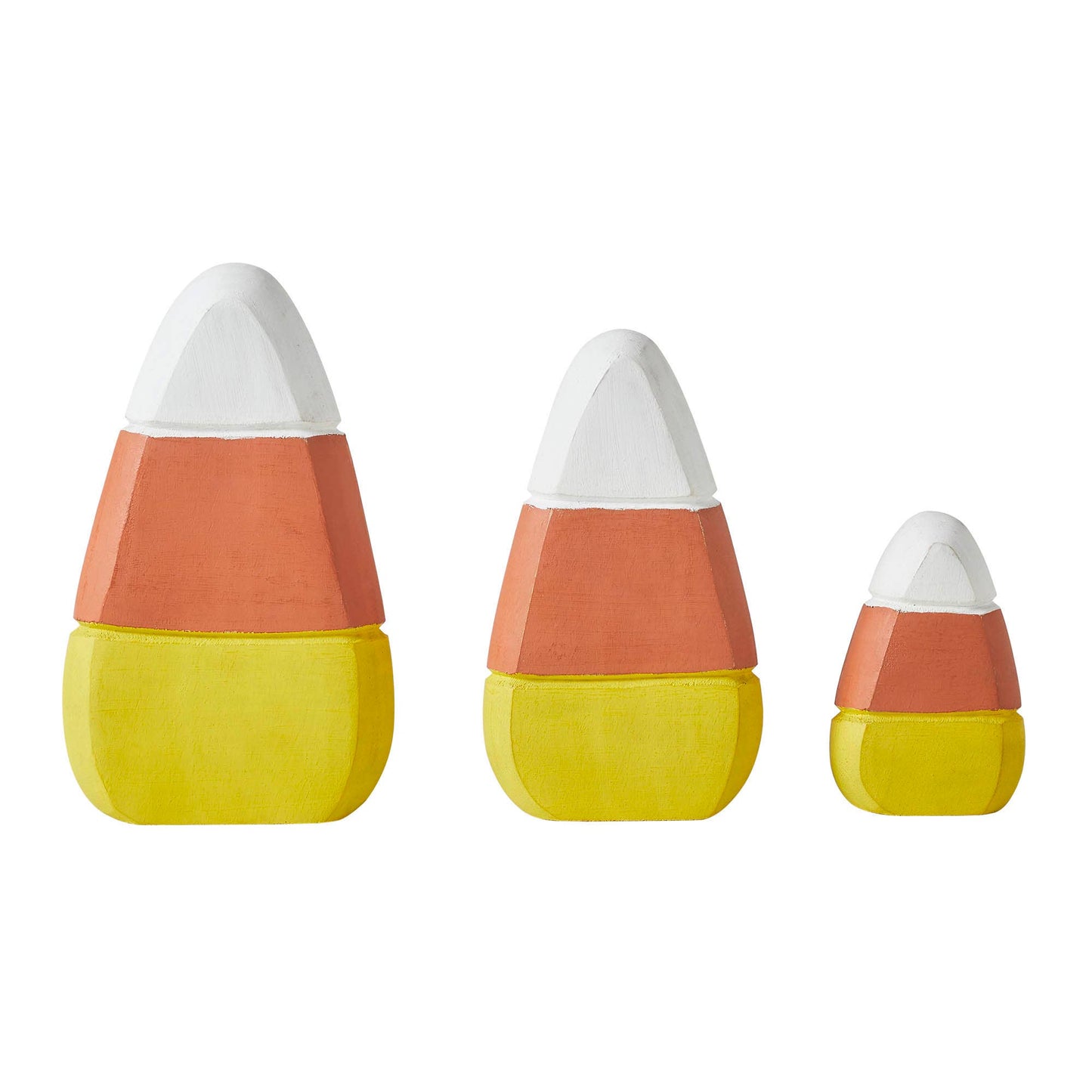 Candy Corn Wood Decor Set of 3 Sizes