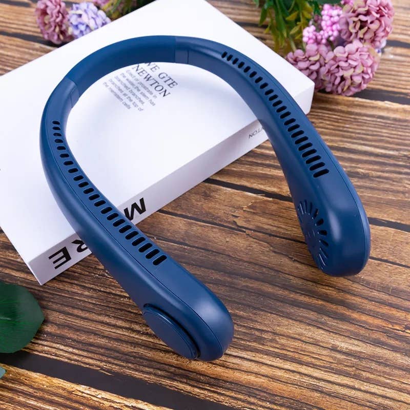 Portable 3-Speed Rechargeable Bladeless Neck Fan - 4 Colors