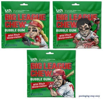 Nostalgic “WildPitch Watermelon 🍉” Big League Chew Est 1980