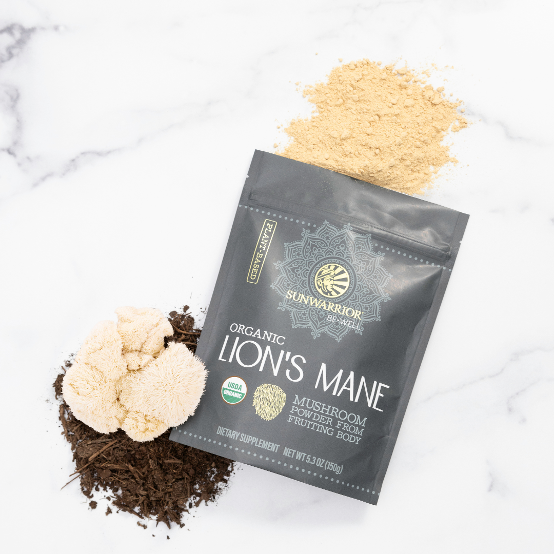Be Well Organic Lion's Mane Mushroom Powder Drink Mix