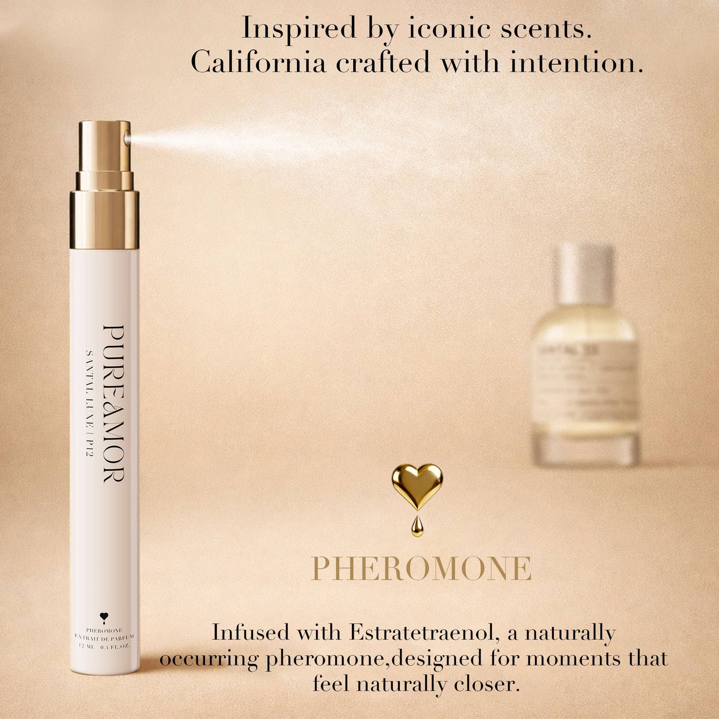 Santal Luxe Pheromone Perfume Travel Size 12ml P12