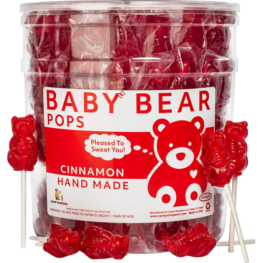 Cinnamon Bear Lollipops
