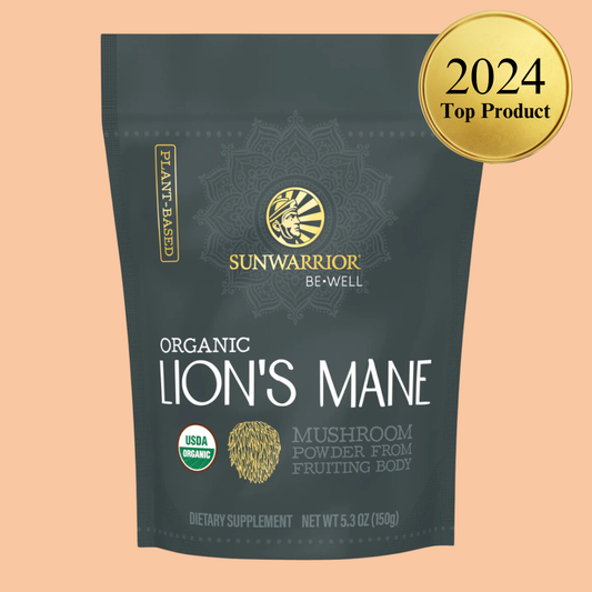 Be Well Organic Lion's Mane Mushroom Powder Drink Mix