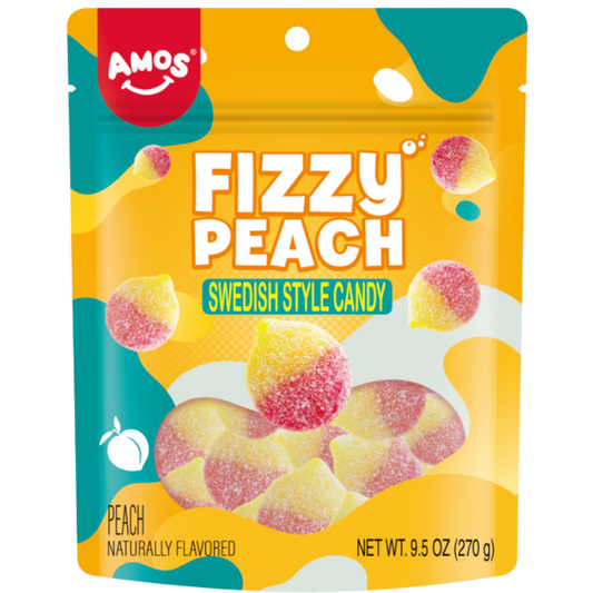Amos Swedish Candy Fizzy Peach