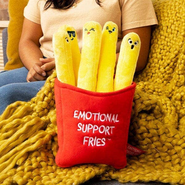 FoodieMoods: "Snuggle Fries" The Emotional Support French Fries 12" Novelty Plush Toy