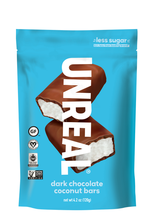Dark Chocolate Coconut Bars - 6 Bag Case