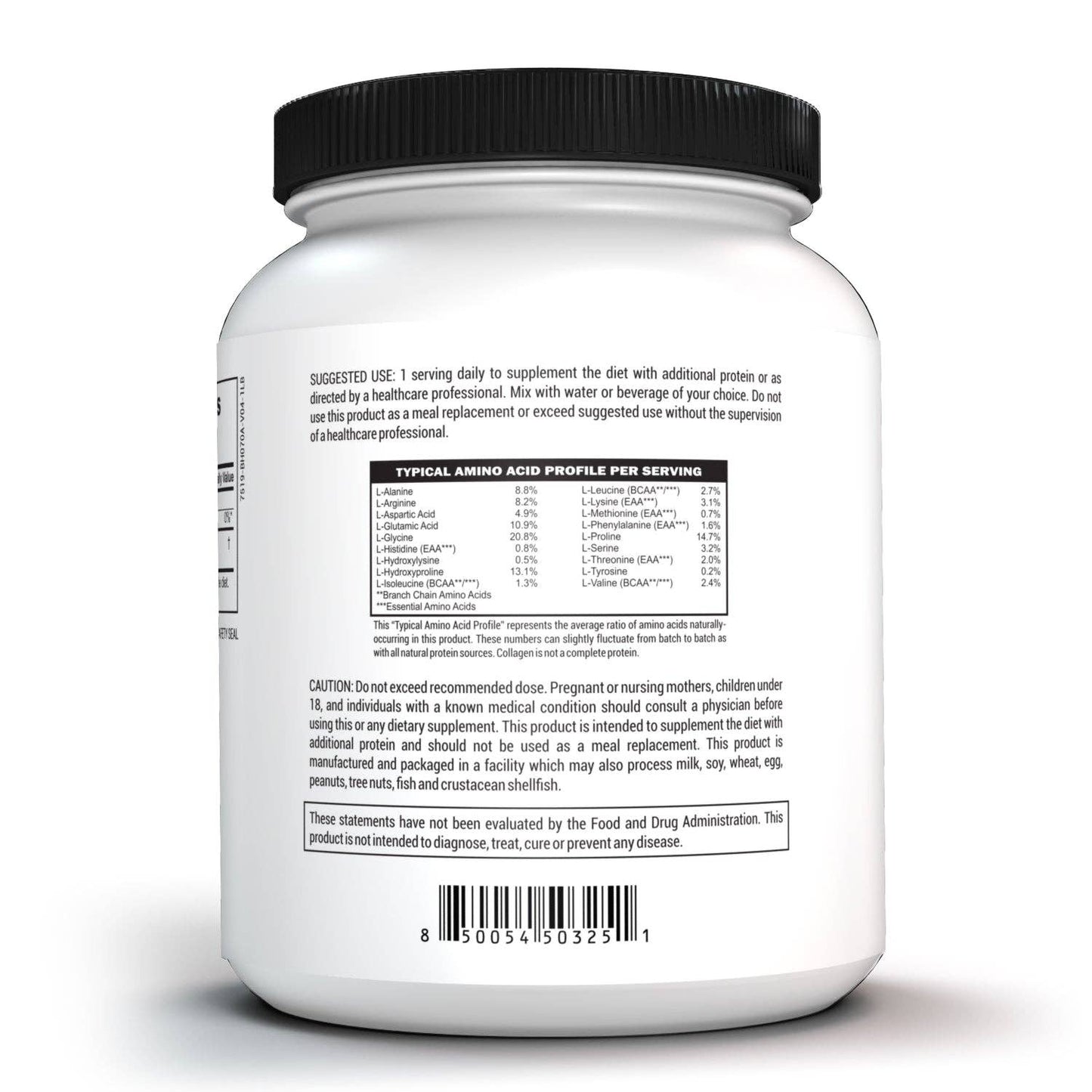 Collagen Peptide Powder Supports Hair, Skin, Nails, Joints and Bone Health
