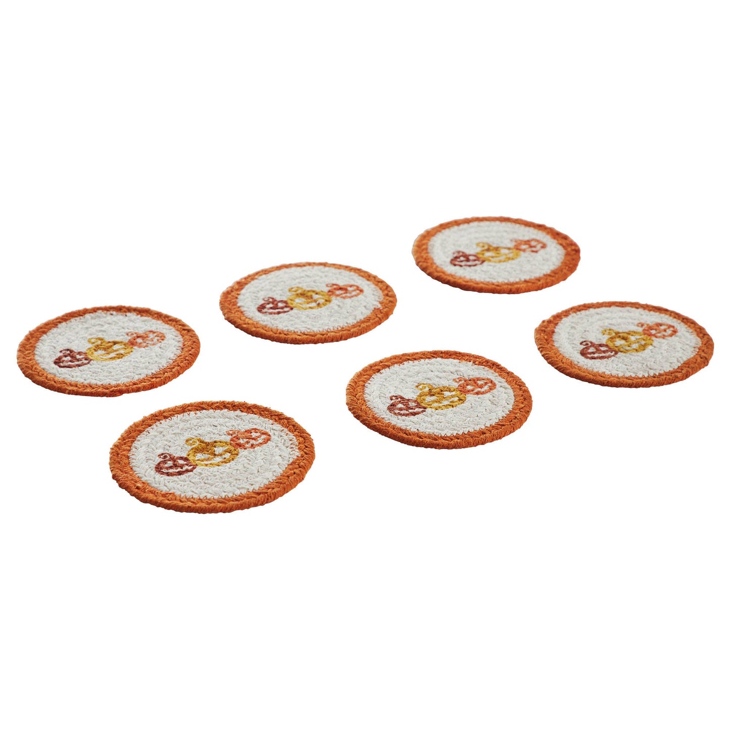 Country Halloween Stencil Coaster Set of 6