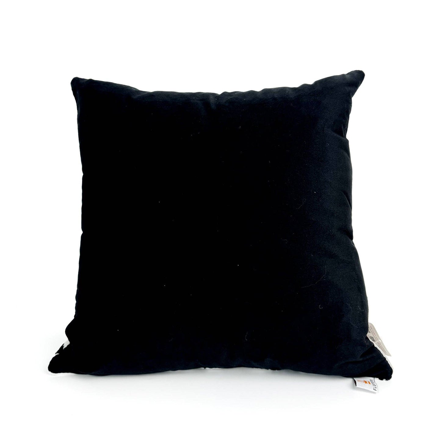 Cozy Pine Tree Throw Pillow, Black (18" x 18" / 45 x 45 cm)