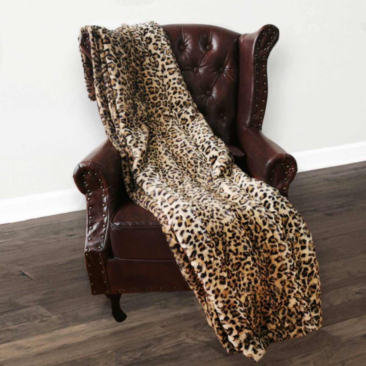 Cheetah 80 x 84 Minky Faux Fur Blanket