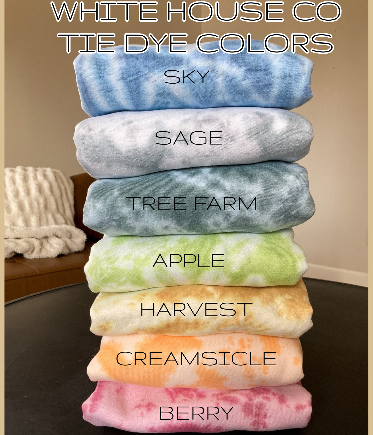 Tie Dye Crew Socks