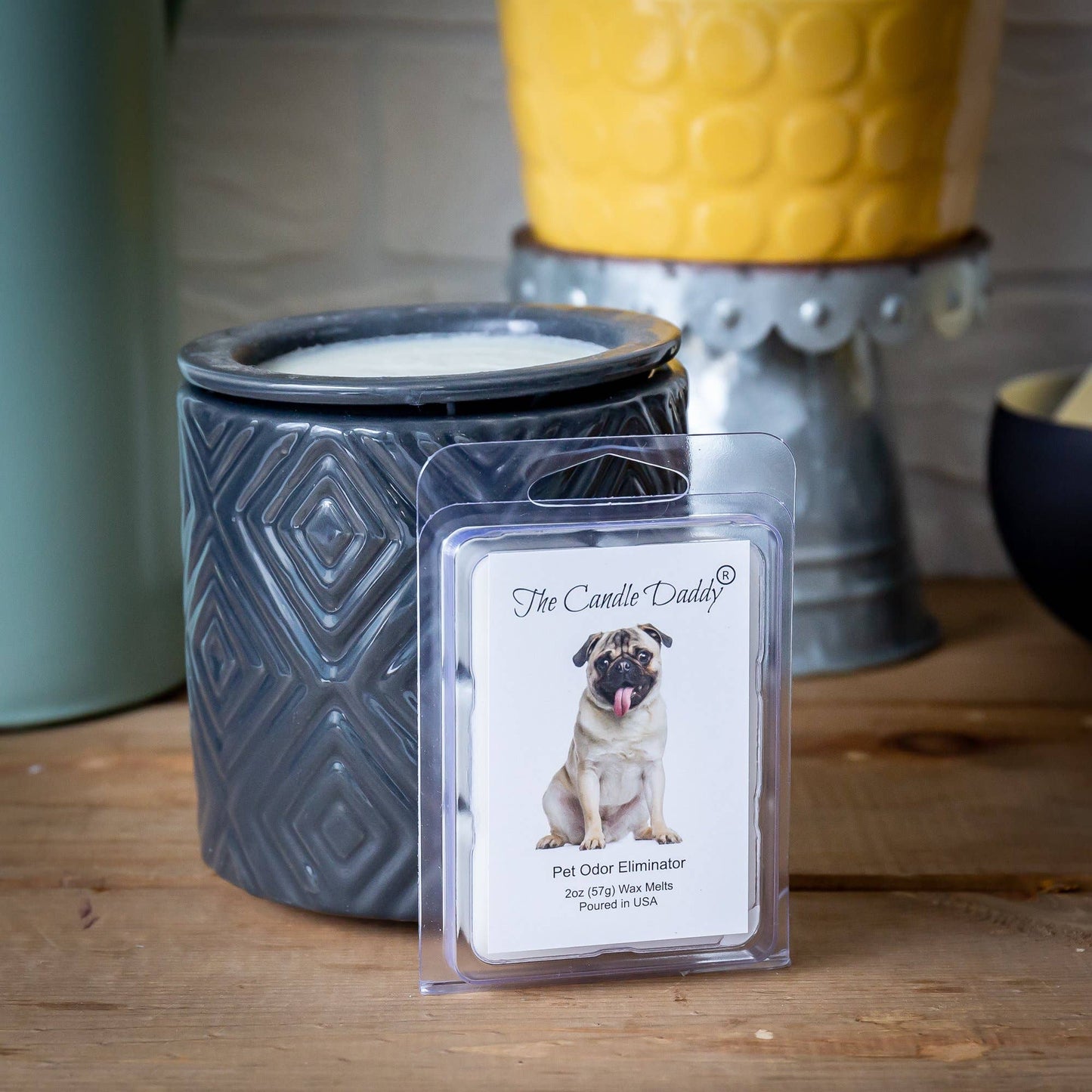 Pug Dog - Pet Odor Eliminator - Wax Melts