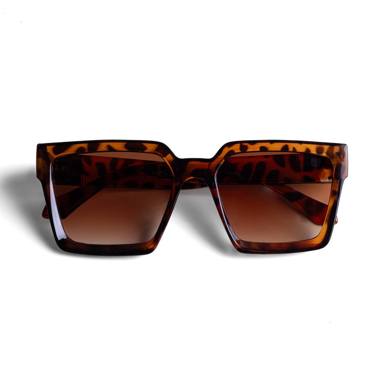 Oversized Square Tortoise Sunglasses