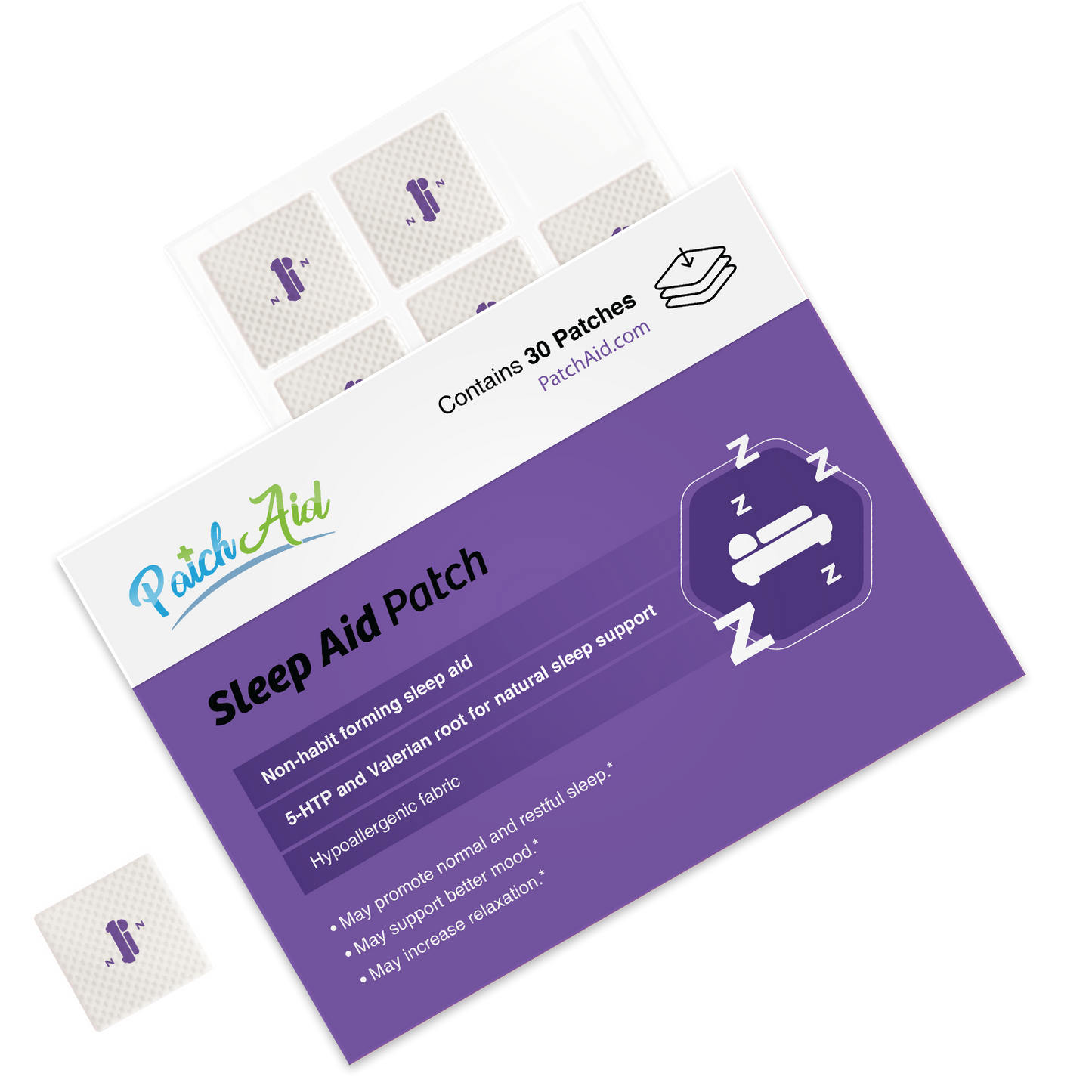 Sleep Aid Topical Vitamin Patch - Natural Sleep Support