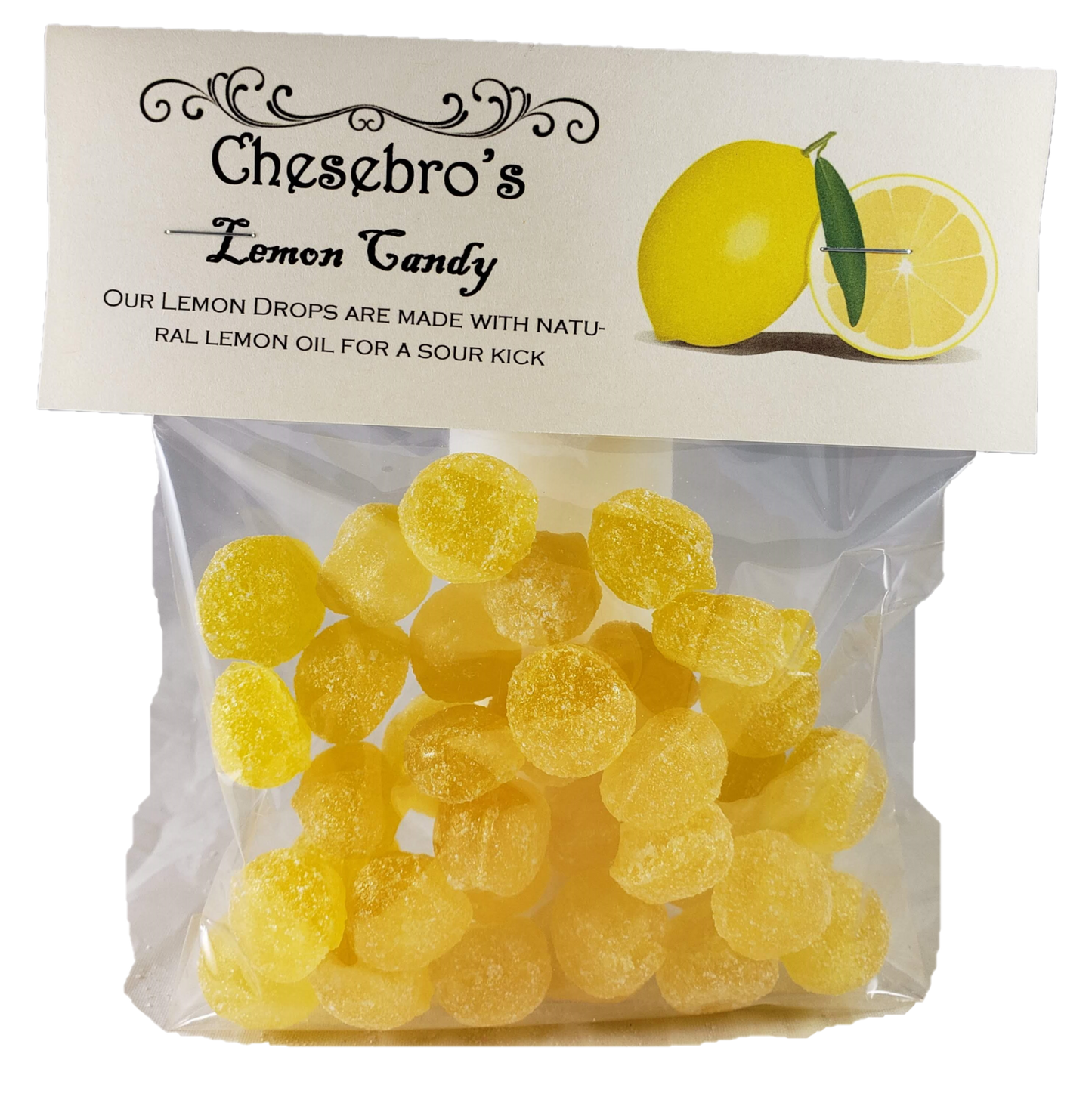 Lemon Hard Candy Drops, 4.5 oz.