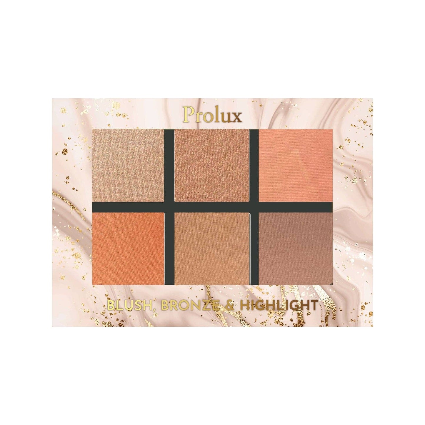 Blush Bronze & Highlight Palette For Contour & Glow