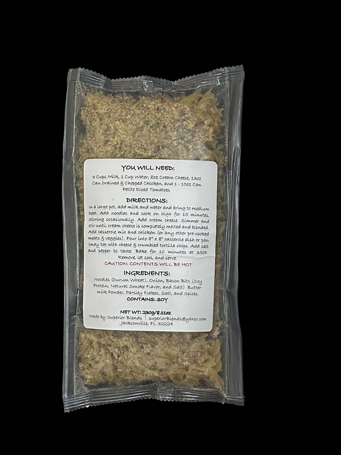 Garlic Bacon Ranch Casserole Mix