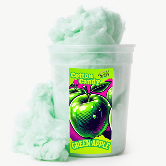 Handmade Green Apple Cotton Candy - Wholesale