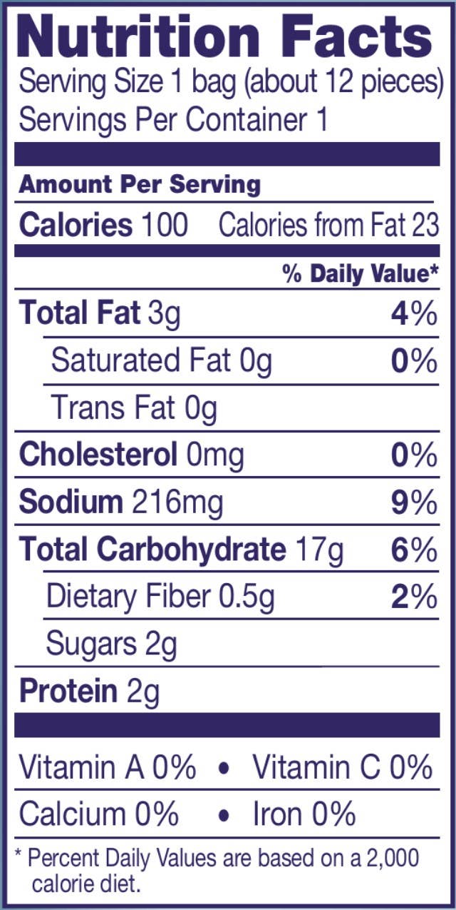 Salted Caramel Mini Twists 100 Calorie