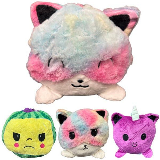 Cloud Plush - 9" Happy / Sad Reversible Plush - Styles Will 