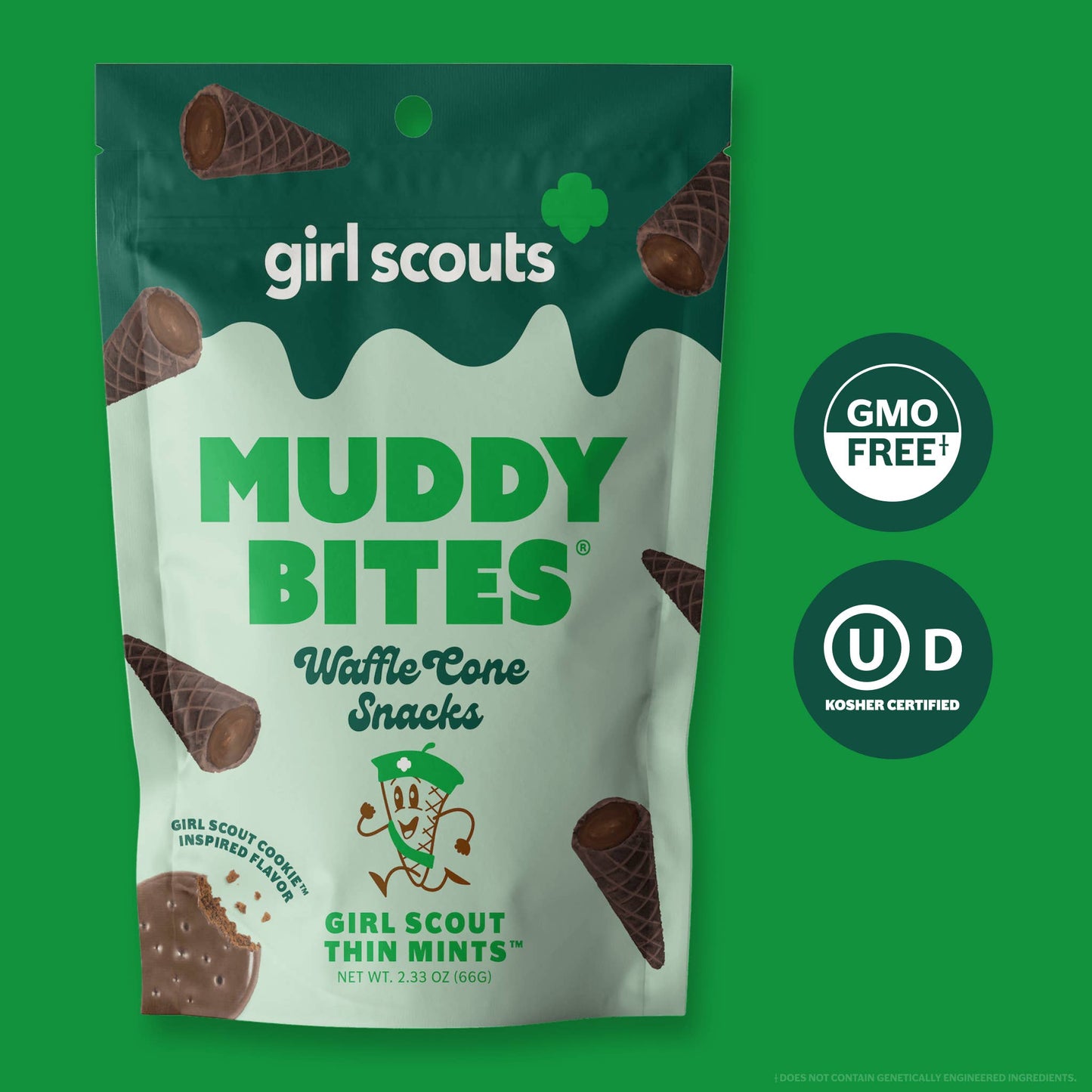 Girl Scout Thin Mint™ Bite-Sized Waffle Cones Snacks