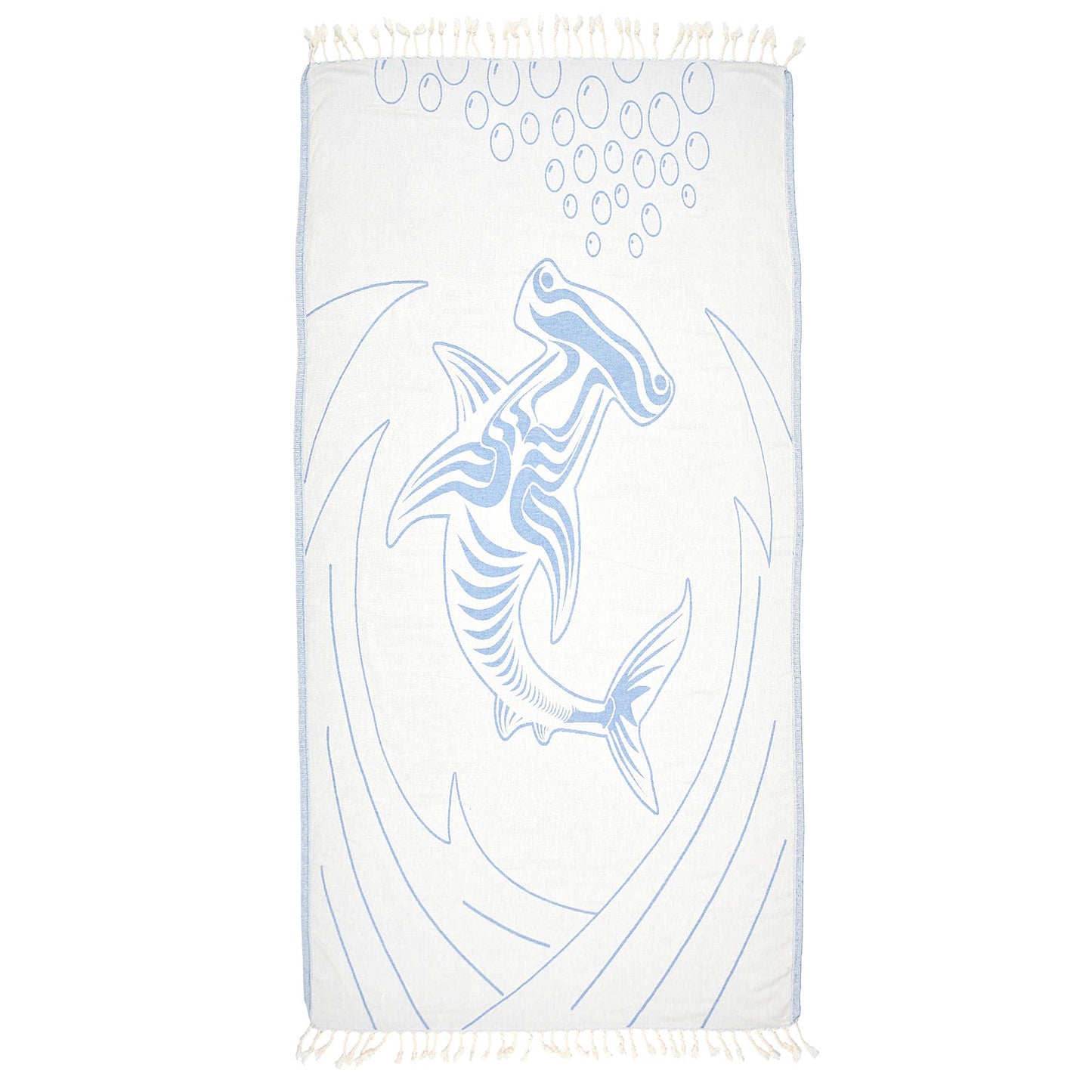 *Exclusive Hammerhead Peshtemal Pure Cotton Beach Towel
