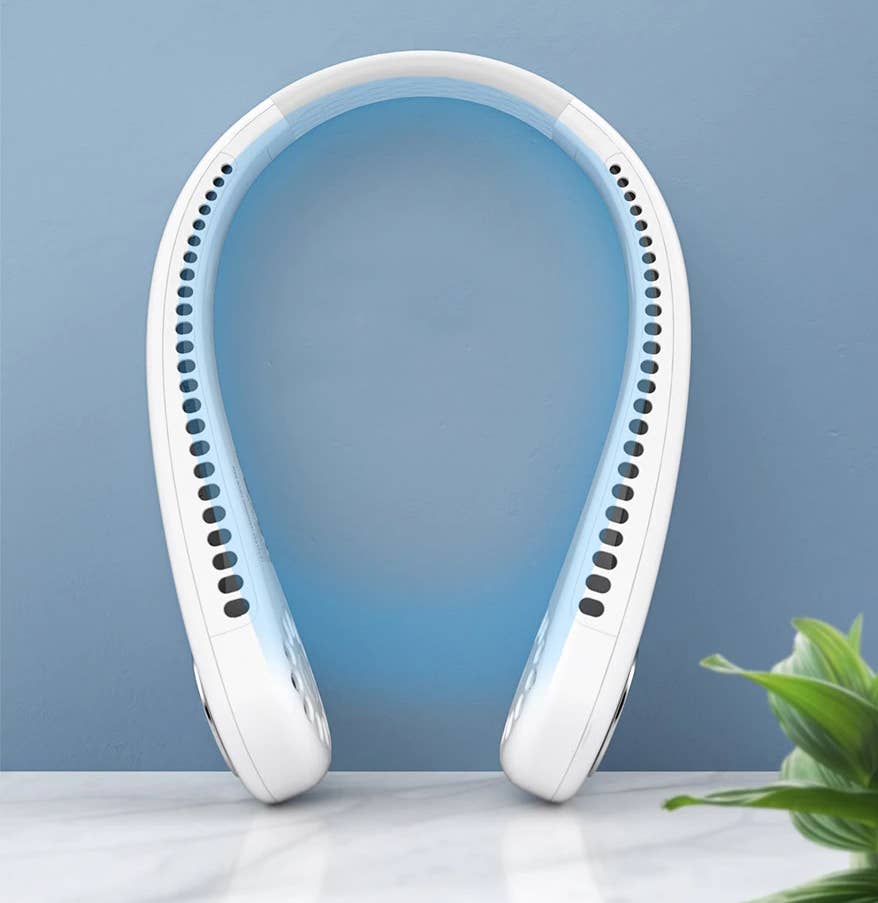 Portable 3-Speed Rechargeable Bladeless Neck Fan - 4 Colors