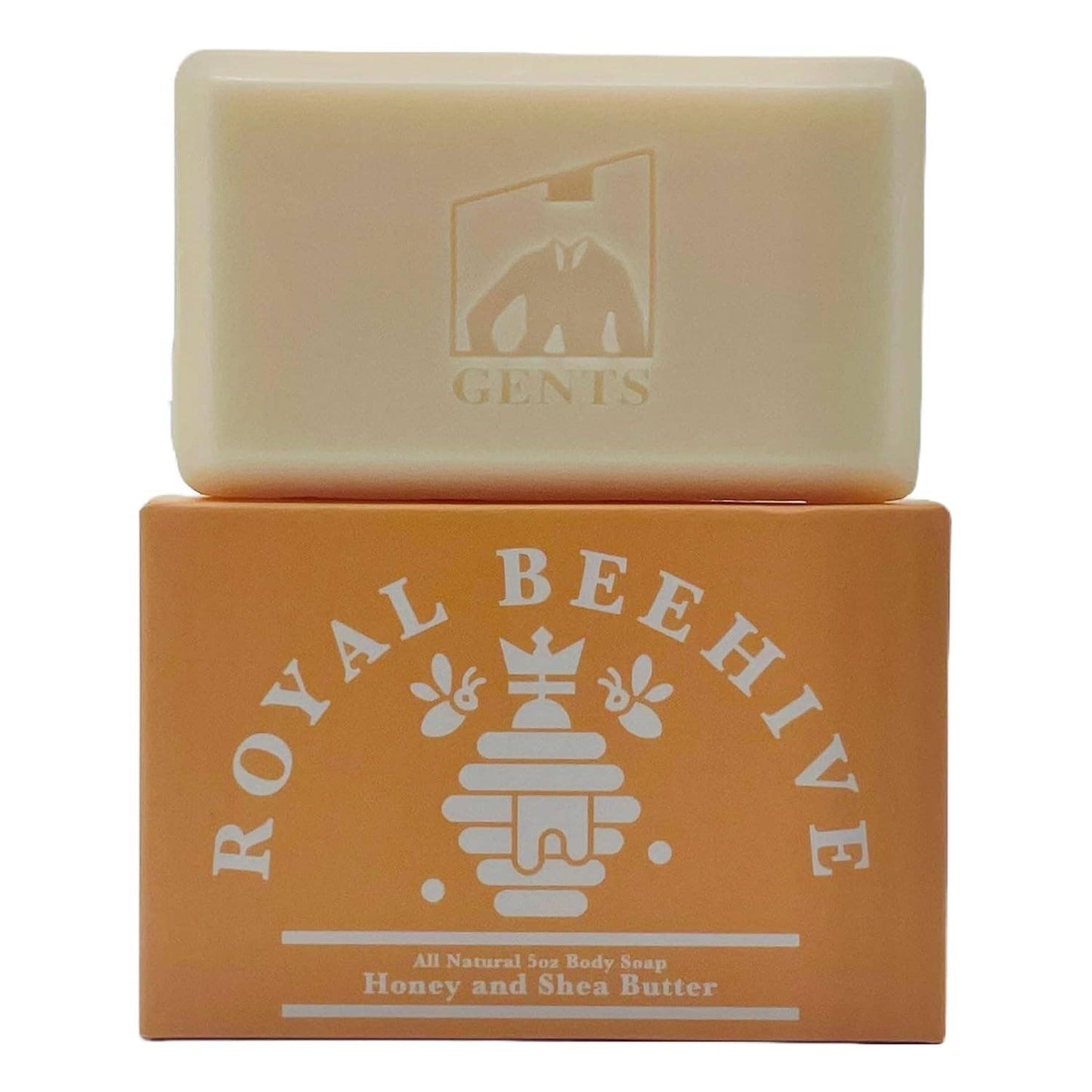 GENTS Body Soaps 5 oz All Natural 5 DIFFERENT SCENTS: Royal Beehive (Honey & Shea Butter)