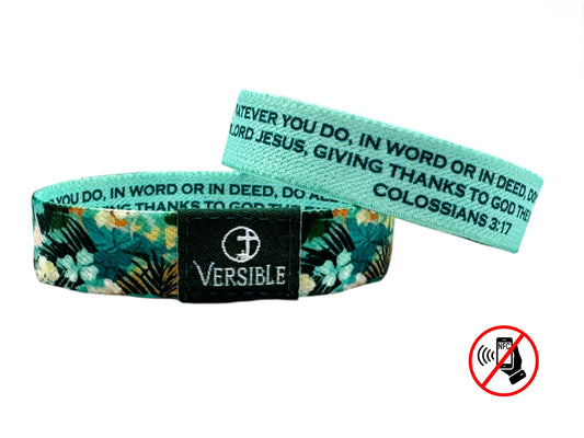 Versible® Wristbands - Honolulu / Colossians 3:17