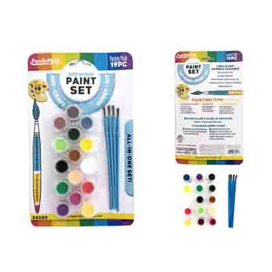 Poster Paints+4Brush 19Pc