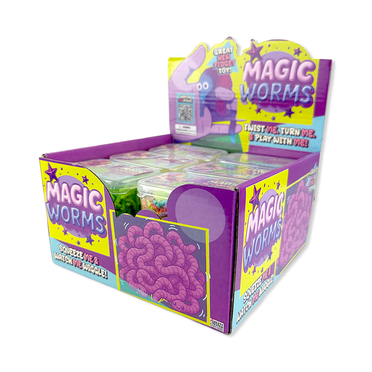 So Much Fun! Magic Worms Fidget Toy Assortment - 12/Display – The ...